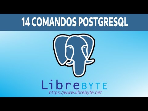 14 Comandos para administrar PostgreSQL