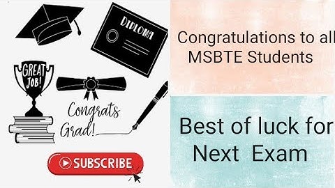 MSBTE winter 2021 Result Announced | Check on Official Website | Congratulations to All 🎉🎉🎉