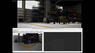 AMR Autonomous Navigation Through Cluttered Warehouse