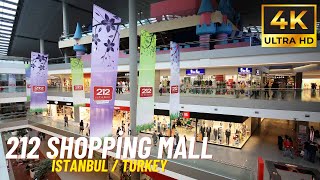 İstanbul Turkey 212 Shopping Mall Outlet Walking Tour [4K Ultra HD60fps] by D Walking Man 802 views 1 month ago 26 minutes