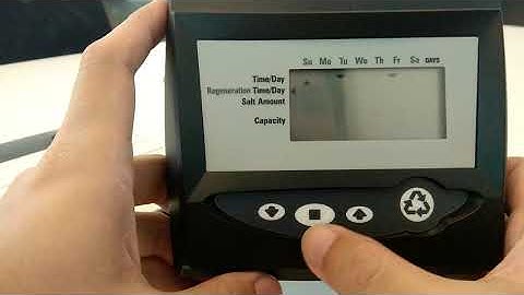 How to Set the Regeneration Process Mode for Autotrol Automatic Multiport Valve (Day or Interval).