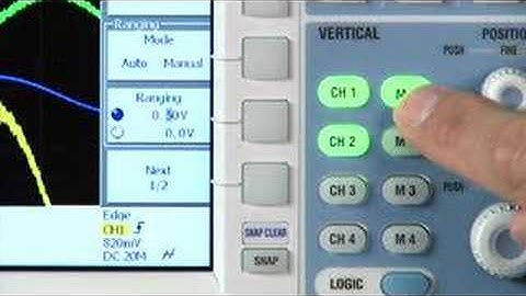 DL9000 Digital and Mixed Signal Oscilloscope: User Interface