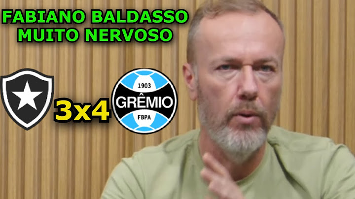COMENTÁRIO FABIANO BALDASSO BOTAFOGO 3X4 GRÊMIO DEBATE RAIZ