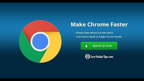 How to : Make your google chrome faster by 100% very easy| instantly (2017)# best way