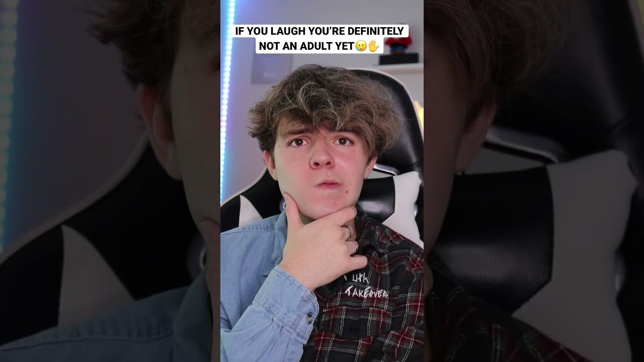 IF YOU LAUGH RE DEFINITELY NOT AN ADULT YET Shorts Viral Songtest