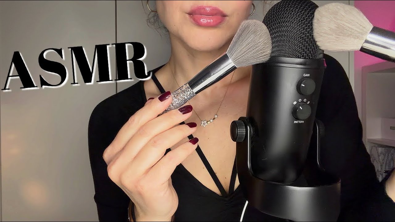 ASMR| MiC BRUSHING with/without COVER ✨ (deutsch/german)