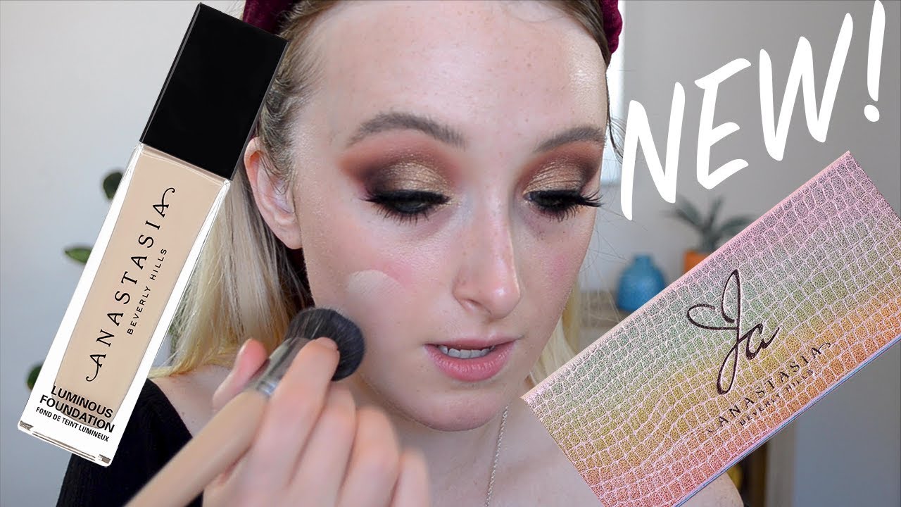 TEST - (Dry/Fair YouTube PALETTE NEW Skin) JACKIE + IMPRESSIONS/WEAR LUMINOUS ABH FOUNDATION AINA - FIRST