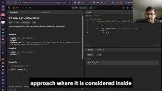 Leetcode Max Consecutive Ones Python, Sliding Window approach