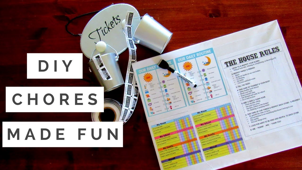 Toddler Chore Chart Diy