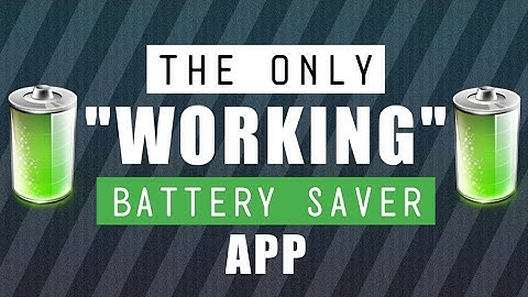 The Only Working Battery Saver App You Don