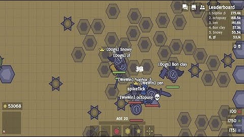 3v3 HACKER TOURNAMENT - AE86(ZF), Sophia :3, zen, Snowy, octopusy, Bon Clay (MooMoo.io Best Hackers)