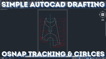 Complete AutoCAD Video - Circles and Polar Tracking #autocad #inventor #autodesk