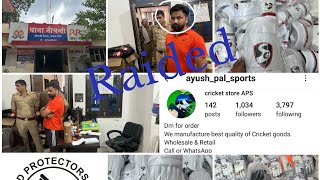 #Brand #Protection #Raid #Duplicate #SG #Cricket #Goods at #Ayush #Pal #Sports #Meerut #Police