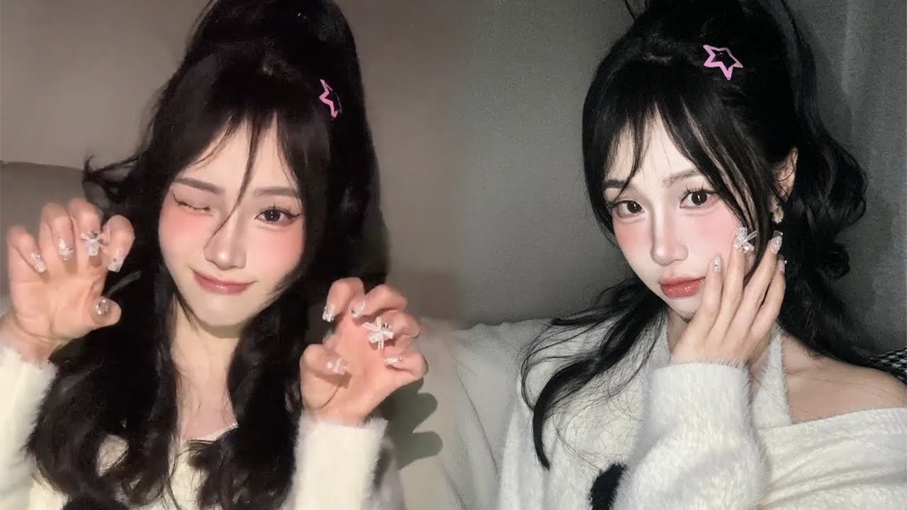 爲了這些blingbling的小東西整個超級粉嫩嫩的幼態感妝容#是初九啊 #cosplay #makeup