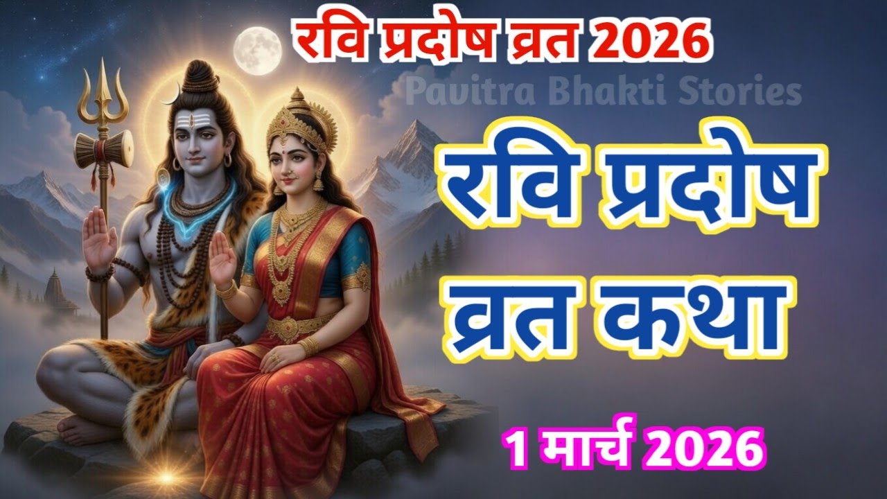 रविवार प्रदोष व्रत कथा | दरिद्रता और संकट दूर करने वाली कथा