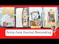 Fairy Junk Journal Decorating Process