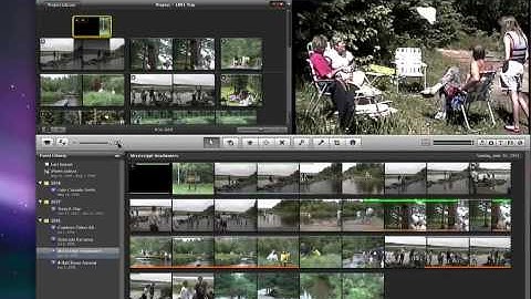 Drag and Drop Editing in Apple iMovie 09