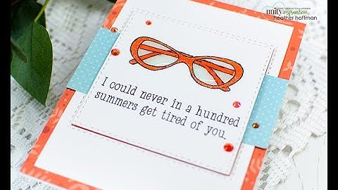 Unity Quick Tip: Glitter and Glossy Accents Card