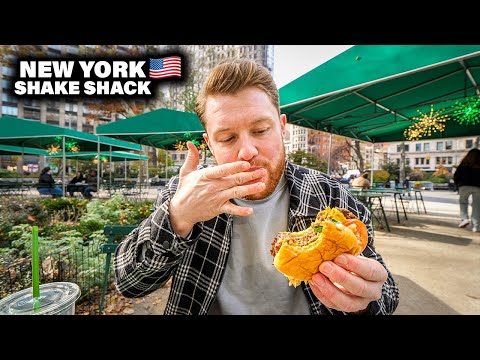 Shake Shack SMASHED BURGER essen in New York City
