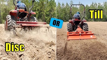 Schijveneg versus frees op geploegd veld met hydrostatische compacte tractor