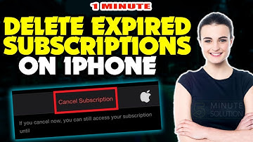 How to delete expired subscriptions on iphone  2024 [ Easy Tricks ]