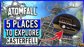 ATOMFALL - Easy Training Stimulents! Batteries! Skills & Guns! Casterfell Woods - Mini Guide
