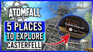 ATOMFALL - Easy Training Stimulents! Batteries! Skills & Guns! Casterfell Woods - Mini Guide