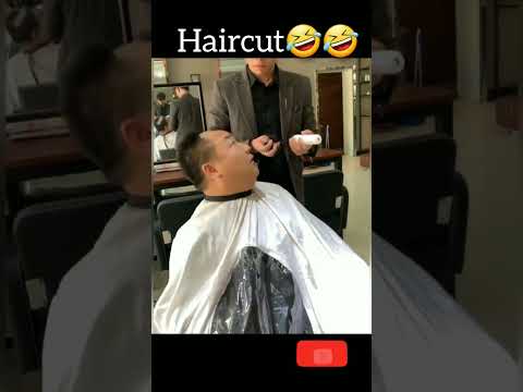 Funny haircut video can't stop laughing #funnyvideo #shorts #viral #laughing #haha #mythpat