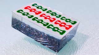 Resin】レジンでキラキラクリア麻雀牌つくってみた6🀄️Sparkle clear