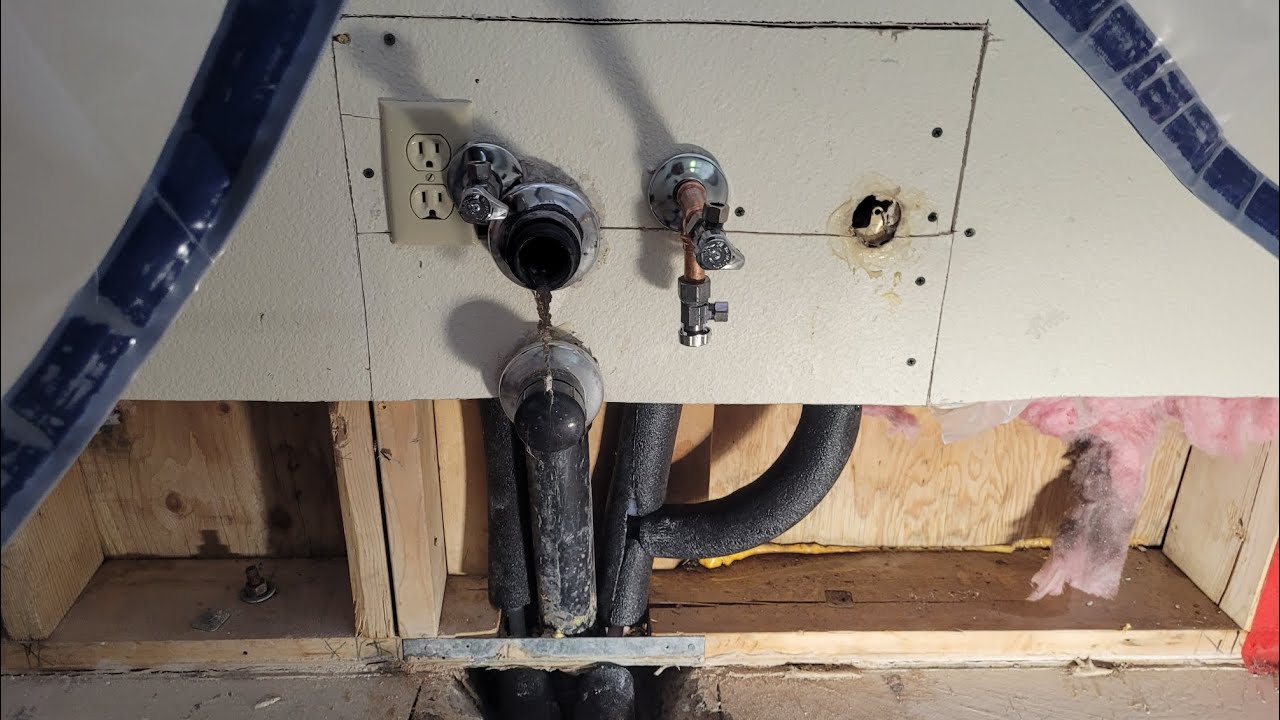 how to make a plumbing repair under concrete floor .. YouTube