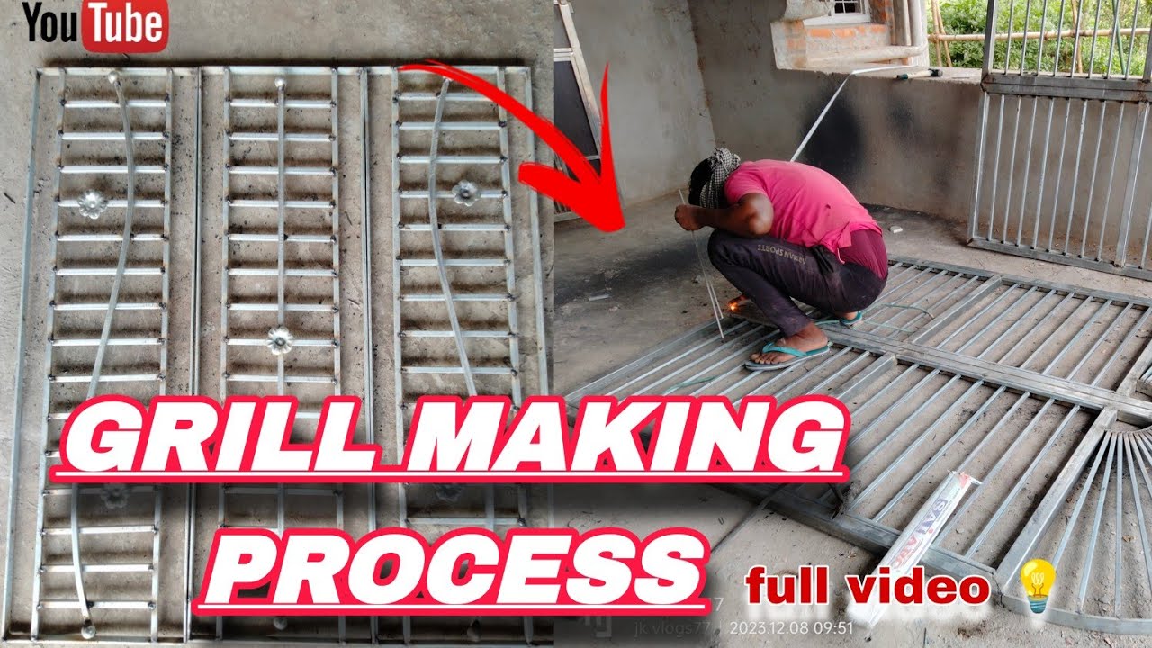 Window Grill Making: Tips and Tricks for Beginners \\ Full video 💡 Grill making process 
