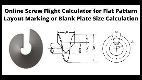 Online Screw Flight Calculator | Let