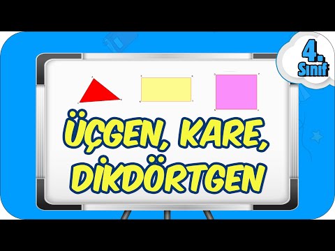 Üçgen, Kare, Dikdörtgen / Kolay Anlatım 📚 4.Sınıf Matematik #2023