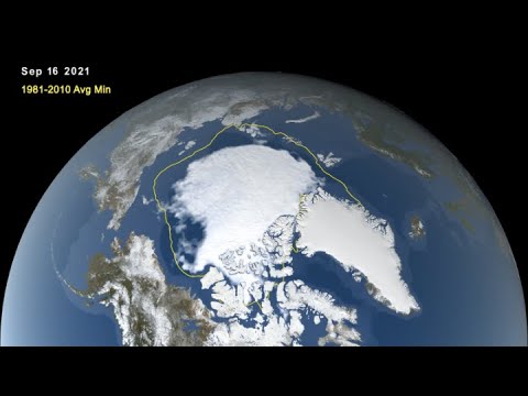 Arctic Sea Ice Reaches 2021 Minimum Extent