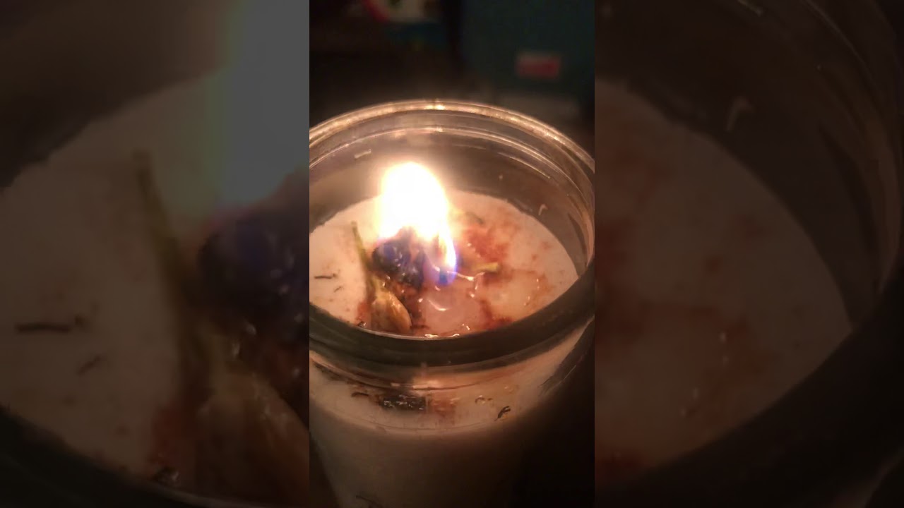 Healing grief candle (watch to receive energy info in description)