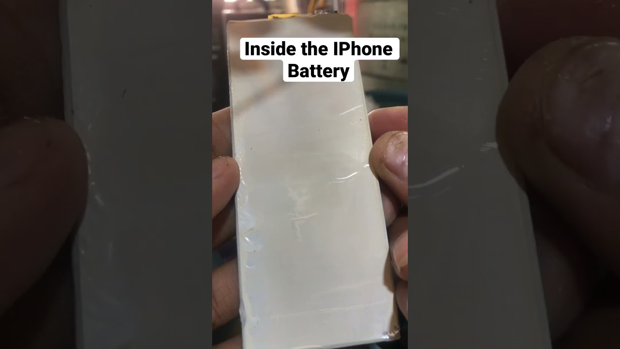 What’s inside the IPhone Battery 