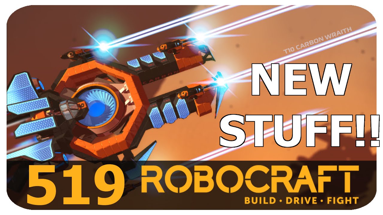Robocraft - NEW STUFF, New Update, Tier 10 all Shields, Carbon Guns, Game Fixes
