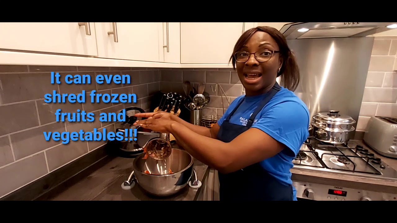 Using Saladmaster to Cook a Nigerian yam dish