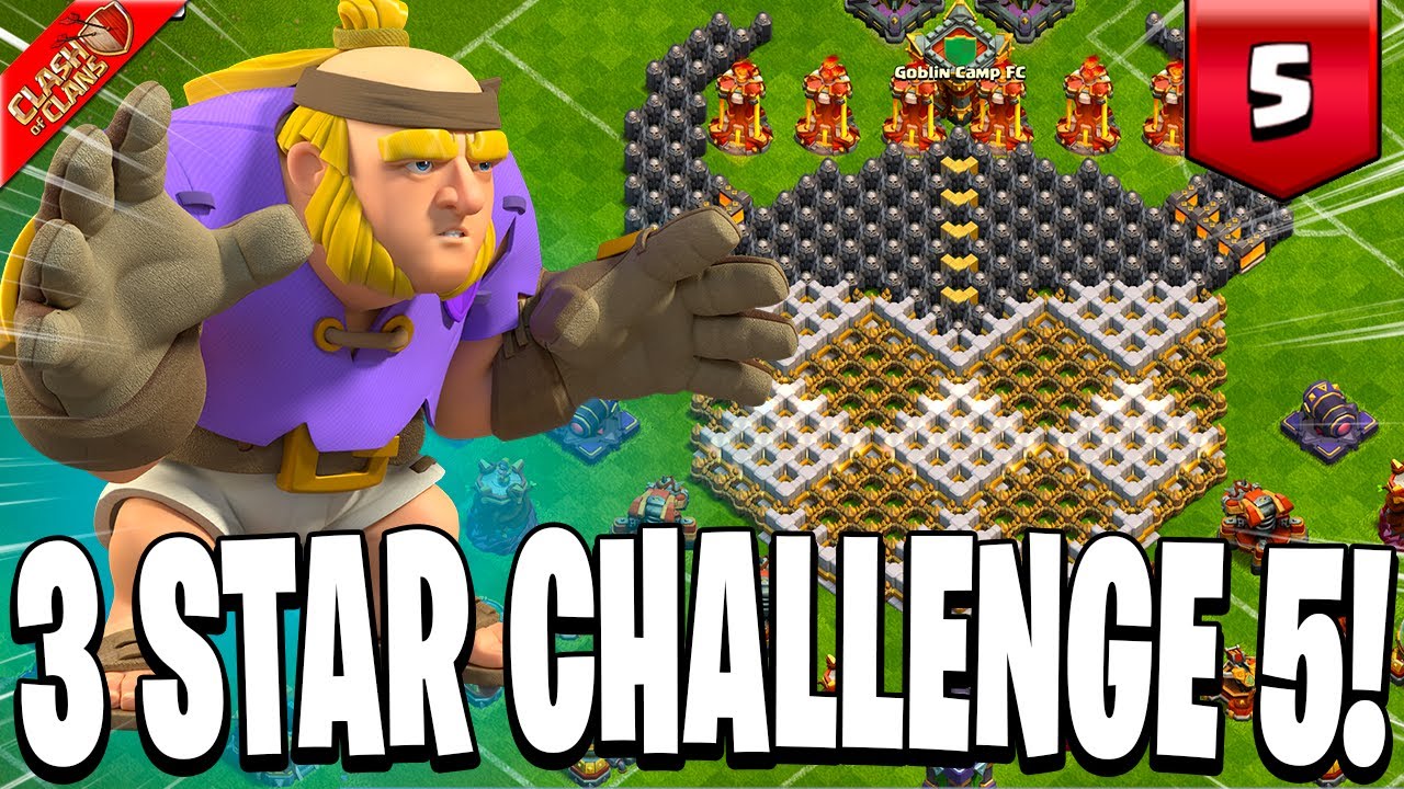 3 Star Haaland's Challenge 5; Thrower Throwdown in Clash of Clans