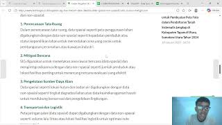 Menjelaskan data spasial dan non spasial ( Tugas 1 Mata Kuliah Sistem Informasi Geografis)