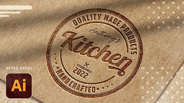 Vintage Badge Logo Design Tutorial | Adobe Illustrator CC