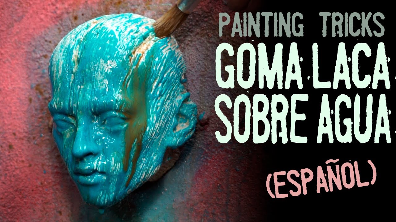Trucos de pintura: Goma Laca sobre Agua.