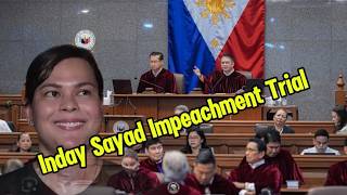 LIVE! SAYAD IMPEACHMENT TRAL (DAY 11) AUG 3, 2026 @10AM PH TIME