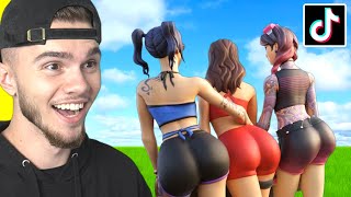 REACTING to Fortnite Tik Toks and trying not to laugh