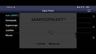 Cómo jugar Mario paint con mouse en snes9x de Android