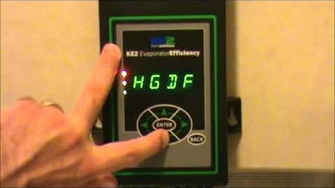 KE2 Evap - Quick Start with an EEV - Versions Prior to Scrolling Text - Video 006