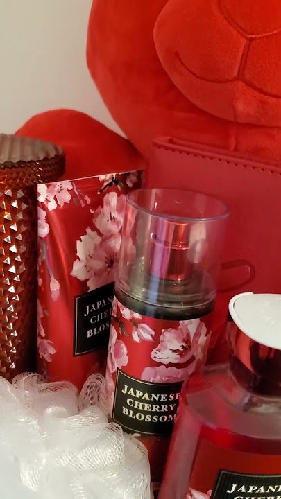 BBW Japanese Cherry Blossom Gift Basket🌹🖤❤️ #mothersday #giftsforher #giftbasket #diy
