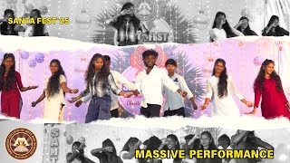 Massive Dance Performance! 🔥 | Santa Fest '25 | Aadhavan College