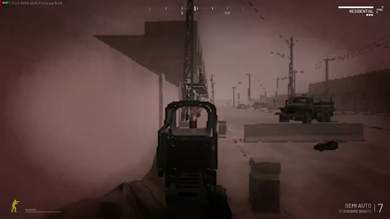 Operation Harsh Doorstop; playing at ultra quality settings. (actually 144p low)