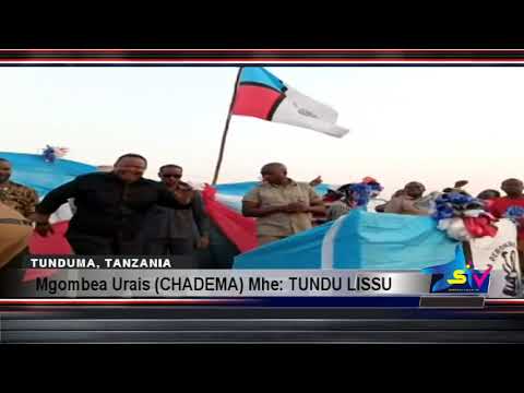 Tundu Lissu achachama kwenye Mkutano wa kampeni za CHADEMA Tunduma Tanzania